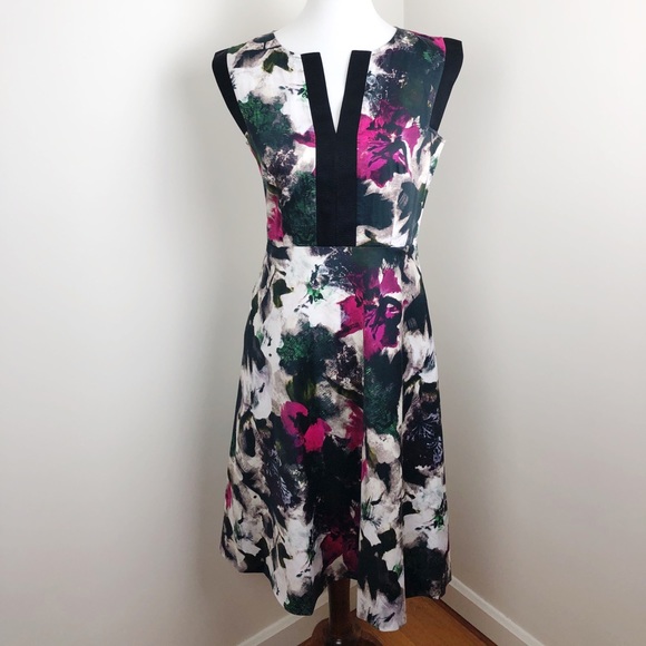 Lafayette 148 New York Dresses & Skirts - Lafayette 148 Dallon Floral Print A-Line Dress 2